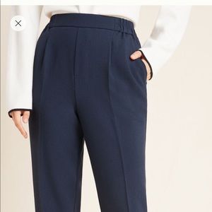 Anthropologie Navy Blue Ankle Trousers...NWT!